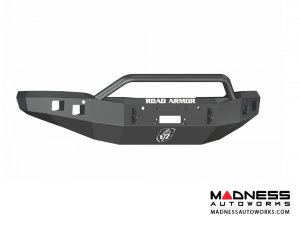 GMC Sierra 1500 Stealth Front Winch Bumper Pre-Runner Guard - Smittybilt XRC - Texture Black WARN M12000 - (2014-2015)